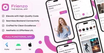 Frenzo social media app script in flutter with admin panel image sharing.jpeg