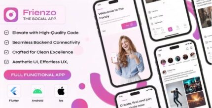 Frenzo social media app script in flutter with admin panel image sharing.jpeg