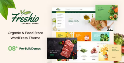 Freshio organic food store wordpress theme codermarket.png