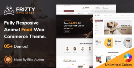 Frizty pet shop woocommerce theme rtl codermarket.png
