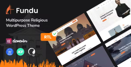 Fundu religious wordpress theme codermarket.png