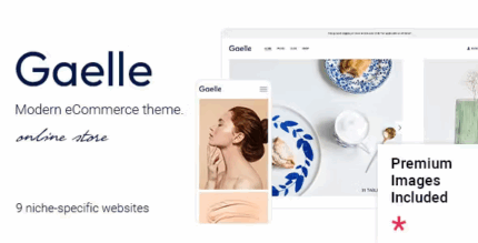 Gaelle elementor ecommerce theme codermarket.png