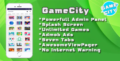 Gamecity all in one games app codermarket.png