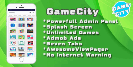 Gamecity all in one games app codermarket.png