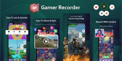 Gamer recorder no root required with audio and camera codermarket.jpg