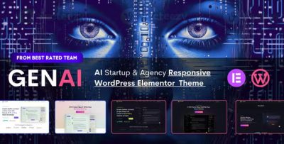 Gen ai ai agency technology startup elementor wordpress theme codermarket.jpg