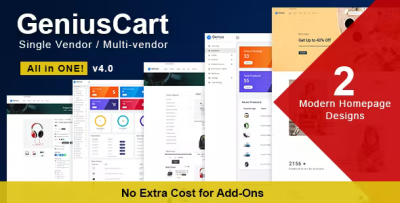 Geniuscart single or multi vendor ecommerce system with physical and.png
