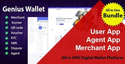 Geniuswallet bundle digital payment solution with mobile apps codermarket.jpeg