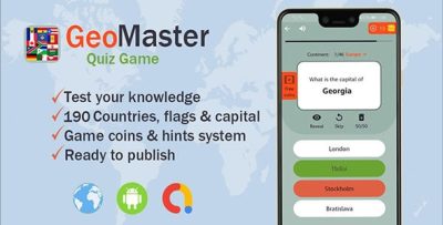 Geomaster geography quiz game codermarket.jpg