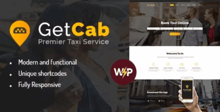 Getcab online taxi service wordpress theme codermarket.png