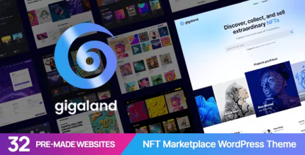 Gigaland nft marketplace wordpress theme codermarket.png