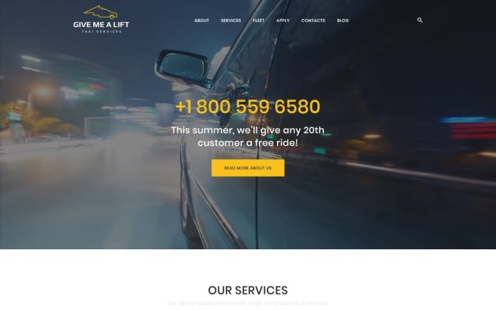 Give me a lift transportation taxi services wordpress theme.jpg