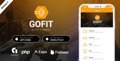 Gofit complete react native fitness app backend codermarket.png