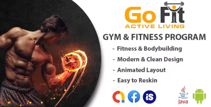 Gofit fitness bodybuilding app codermarket.png