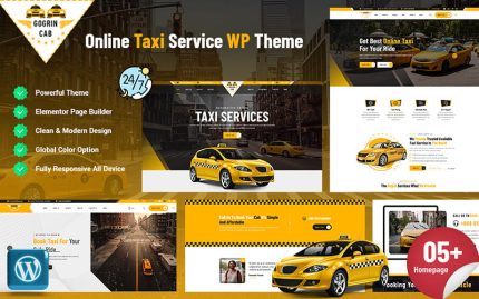 Gogrin online taxi service wordpress theme.jpg