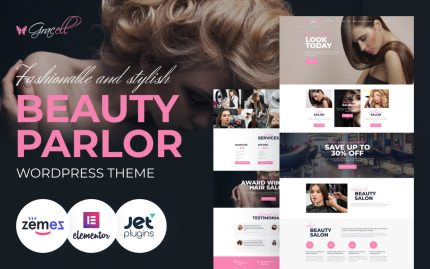 Gracell beauty salon wordpress elementor theme.jpg