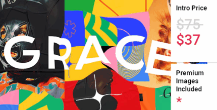Gracey creative portfolio theme codermarket.png