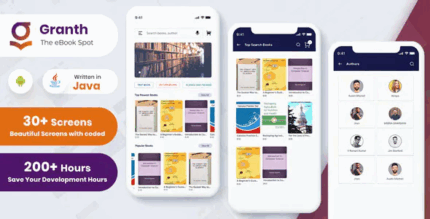 Granth android ebook app admin panel codermarket.png