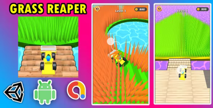 Grass reaper 3d game unity source code codermarket.png