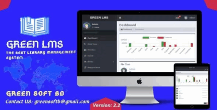 Green lms the library management system codermarket.png