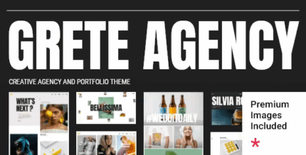 Grete creative agency and portfolio theme codermarket.png