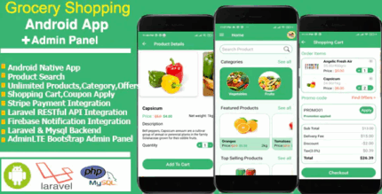 Grocery android app with admin panel codermarket.png