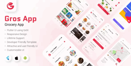 Grocery ecommerce flutter app ui kit codermarket.png