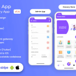 Grocery food e commerce single vendor store with admin app and delivery app.png