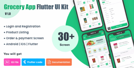 Grocery shopping app ui kit flutter codermarket.png