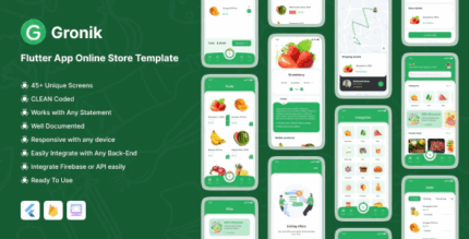 Gronik grocery shop flutter app online store template codermarket.png