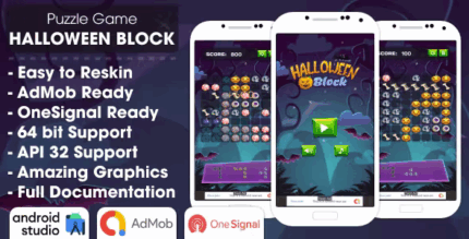 Halloween block puzzle game android studio project with admob ads .png