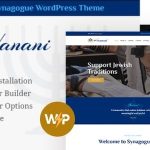 Hanani jewish community synagogue wordpress theme rtl codermarket.jpg
