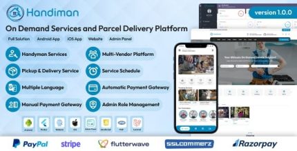 Handiman on demand services and parcel delivery platform codermarket.jpeg