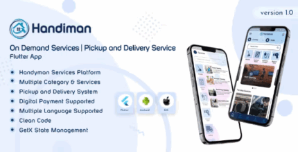 Handiman on demand services pickup and delivery services app codermarket.png