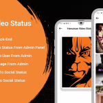 Hanumanji video status with admin panel codermarket.png
