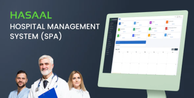 Hasaal hospital management system spa single page application codermarket.png