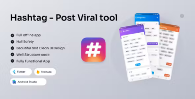 Hashtag post viral tool flutter app codermarket.png
