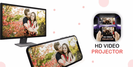 Hd video projector simulator android app admob integration codermarket.png