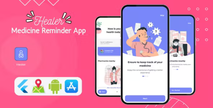 Healer v13 medicine reminder app flutter sqlite local notification .png