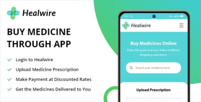 Healwire android online medical store codermarket.png