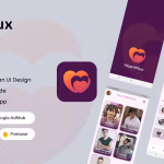 Heartflux dating app flutter app codermarket.png