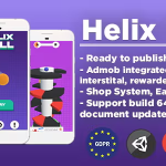 Helix fall 230 levels unity game template admob ads gdpr consent .png