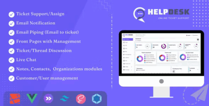 Helpdesk online ticketing system with website ticket support and.png