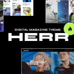 Herr digital magazine theme codermarket.png