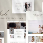 Hibride bridal photography wedding planner elementor template kit .png