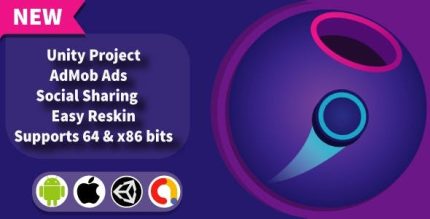 Hit the hole 3d unity game template admob gdpr codermarket.jpg