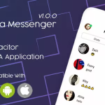 Holla messenger ionic 6 pwa mobile app codermarket.png