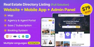 Homeco real estate directory listing laravel script with flutter mobile app.jpg