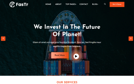 Homen transportation delivery wordpress theme for logistics.png