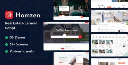 Homzen laravel real estate agency portal multilingual codermarket.jpeg